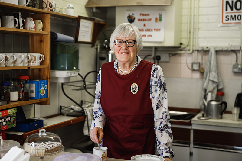 cafe staff at Bancroft Mill